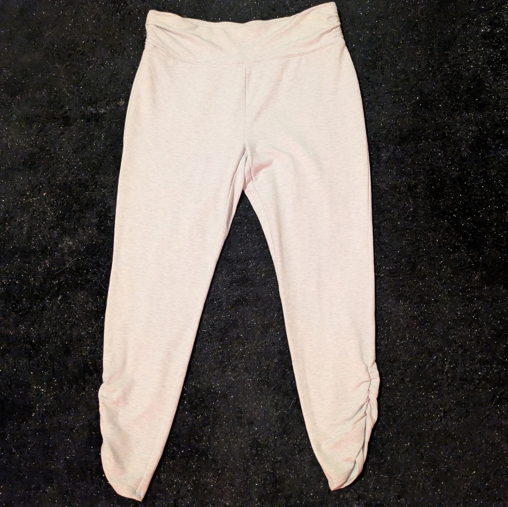 Haven Well Within Soft Lounge Pants – Light Gray/Blue Heather, Ruched Ankle - Picture 2 of 8